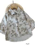 شومیز آبرنگی دخترانه طرح دار - Image 5