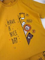 تیشرت و شلوارک راحتی دخترانه Hello - Image 5