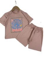 تیشرت و شلوارک دخترانه صدف - Image 4