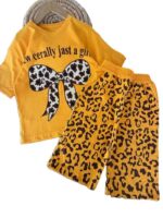 تیشرت و شلوارک راحتی دخترانه girls