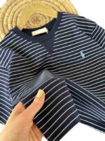تیشرت و شلوارک راحتی اسپرت راه راه رنگی - Image 6