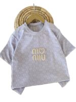 تیشرت و شلوارک بیرونی دخترانه miu قلبی - Image 4