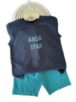 تیشرت و شلوارک راحتی پسرانه ماهان - Image 3
