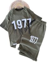 تیشرت و شلوارک راحتی پسرانه 1977 - Image 3