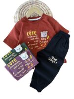 تیشرت و شلوارک راحتی دخترانه cute - Image 2