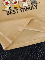 کراپ شلوار واید بیرونی دخترانه family - Image 7