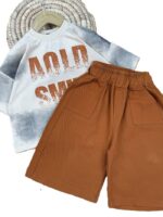 تیشرت باکسی و شلوارک بیرونی اسپرت Aold - Image 2