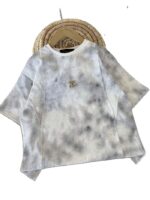 تیشرت باکسی بیرونی دخترانه نگین - Image 2