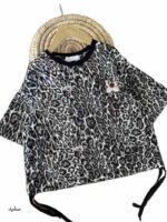 تیشرت بیرونی دخترانه پلنگی - Image 2