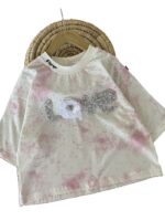 کراپ بیرونی دخترانه LOVE نگینی - Image 2
