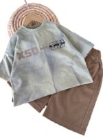 تیشرت و شلوارک کتان بیرونی پسرانه XSD - Image 3