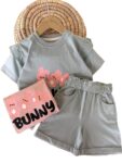 تیشرت و شورتک راحتی دخترانه BUNNY