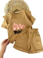 تیشرت و شورتک راحتی دخترانه BUNNY - Image 2