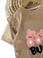 تیشرت و شورتک راحتی دخترانه BUNNY - Image 7