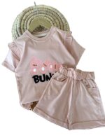 تیشرت و شورتک راحتی دخترانه BUNNY - Image 3