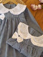 شومیز بیرونی دخترانه چهارخونه ریز - Image 5