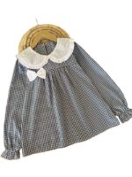 شومیز بیرونی دخترانه چهارخونه ریز - Image 2