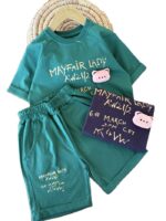 تیشرت و شلوارک پنبه راحتی اسپرت MAYFAIR