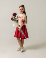 سه تیکه کراپ دامن و کلاه دخترانه ENJOY - Image 3