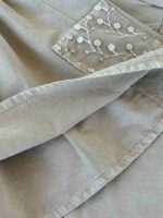 شومیز شلوار بیرونی کتان دخترانه رز - Image 8