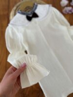 شومیز و سارافون بیرونی دخترانه پاپیون - Image 5