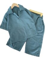 تیشرت و شلوارک لنین پسرانه یقه خرگوشی - Image 4