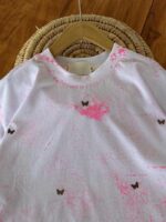 تیشرت تک دخترانه پروانه نقره ای - Image 2