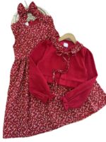 کت و سارافن بیرونی دخترانه آنیتا همراه با گیره - Image 2