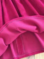 پیراهن مخمل کبریتی دخترانه شیده - Image 5