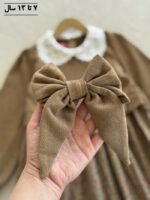 پیراهن دخترانه دلوین همراه باگیره - Image 7