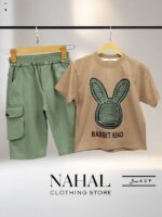 تیشرت و شلوارک دخترانه RABBIT - Image 3