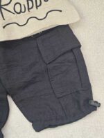 تیشرت و شلوارک دخترانه گلدوزی خرگوش - Image 9