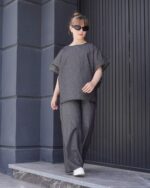 کراپ و شلوار بیرونی دخترانه ژیدا - Image 8