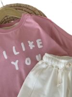 تیشرت و شلوارک پنبه دخترانه LIKE - Image 5