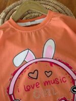 تیشرت بیرونی دخترانه music - Image 4