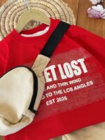 تیشرت و شلوارک کتان بیرونی پسرانه lost - Image 5