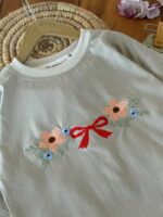 تیشرت باکسی و شلوار بیرونی دخترانه گلبونه - Image 4
