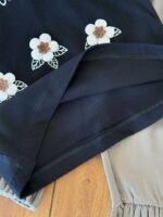 تیشرت و شلوارک برمودا کتان بیرونی دخترانه سه گل - Image 7