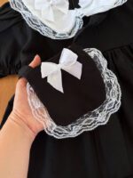 پیراهن آستین کوتاه بیرونی دخترانه بروا همراه با کیف - Image 3