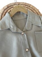 شومیز گره ای و شلوار بیرونی دخترانه مانیا - Image 4
