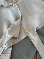 شومیز گره ای و شلوار بیرونی دخترانه مانیا - Image 7