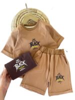 تیشرت و شلوارک راحتی پسرانه Black