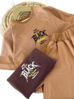تیشرت و شلوارک راحتی پسرانه Black - Image 4