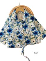 شومیز گره ای دخترانه بیرونی گلی - Image 2