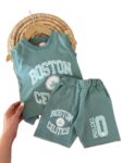 تاپ و شلوارک پنبه راحتی پسرانه BOSTON