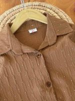 شومیز و شلوار کتان بیرونی دخترانه نیکا - Image 7