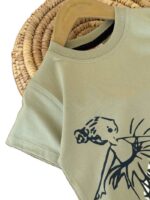تیشرت و شلوارک راحتی دخترانه باله - Image 4