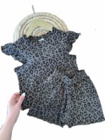 تاپ آستین فرشته و شورتک دخترانه نازلی - Image 7