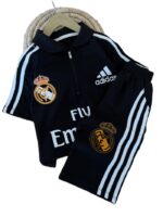 تیشرت نیم زیپ و شلوارک پسرانه پنبه راحتی REAL - Image 5