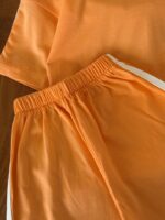 تیشرت و شلوارک پنبه راحتی دخترانه بادکنک قلبی - Image 8